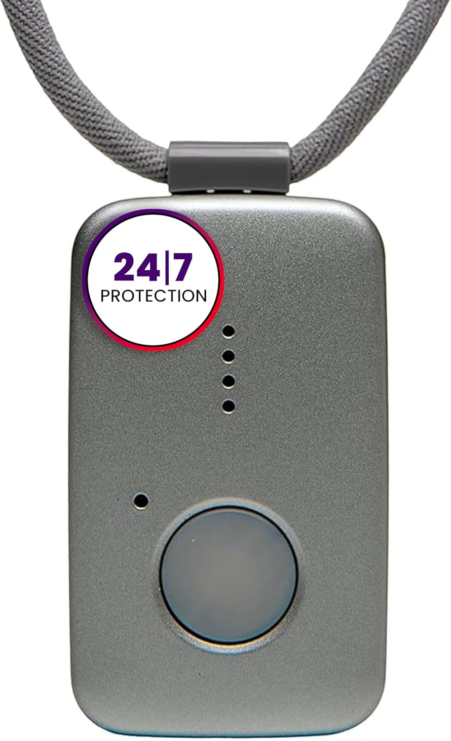 Medical Guardian MGMini | Medical Alert Device for Seniors | Water-Resistant, Emergency Call Button, 24/7 Monitoring, Step Counter, GPS Tracking | Monthly Subscription Required | Silver