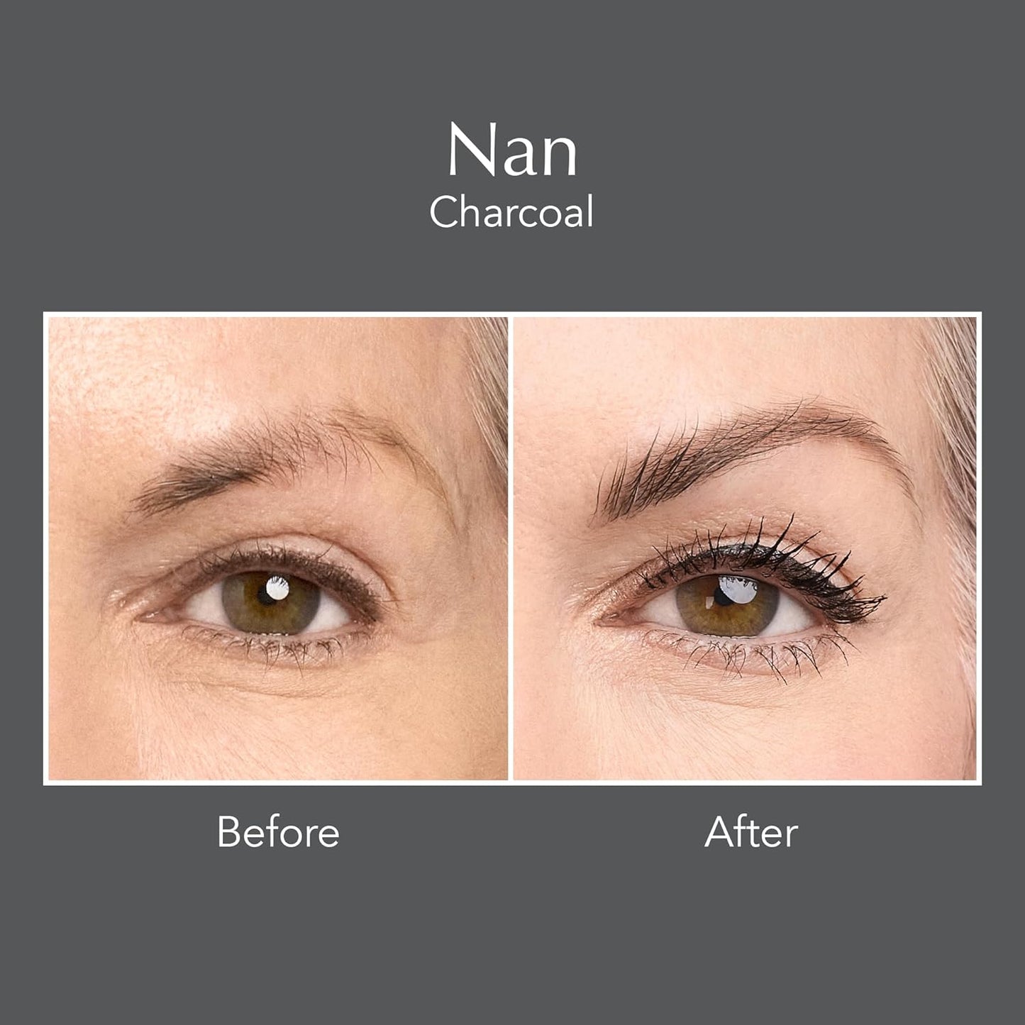 Thrive Causemetics Instant Brow Fix Semi-Permanent Eyebrow Gel, Waterproof Tinted Eye Brow Gel with Vitamin B5, Smudge-Proof, Vegan & Cruelty Free, Nan (Charcoal)