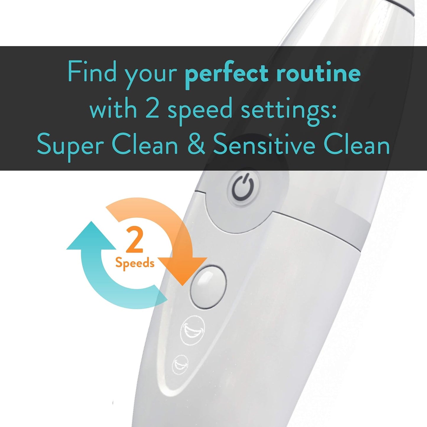 Tao Clean UV Sanitizing Sonic Toothbrush and Cleaning Station, Electric Toothbrush, Dual Speed Setting, White