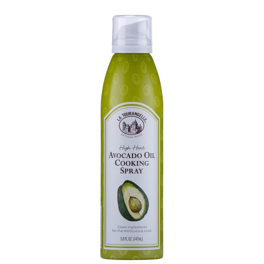 La Tourangelle, Avocado Oil Spray, Handcrafted from Premium Avocados, High Smoke Point Refined Oil Great for High Heat Cooking, Frying, Spray Cooking and Grilling, 5 Fl Oz