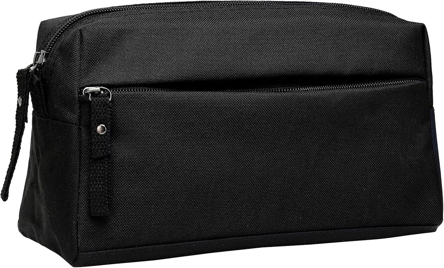 BuyAgain Toiletry Bag, Toiletry Travel Bathroom Bag Waterproof Cosmetic Make up Pouch Dopp Kit For Men or Women, Black