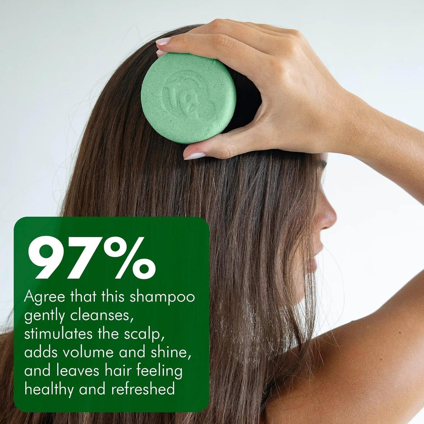 Tree Bottle Rosemary Shampoo Bar with Rice Water & Centella Asiatica Extract - For Volumizing & Fuller Hair - Shampoo for Women and Men - Free of Parabens & Sulfates - Made in USA - 4.5oz