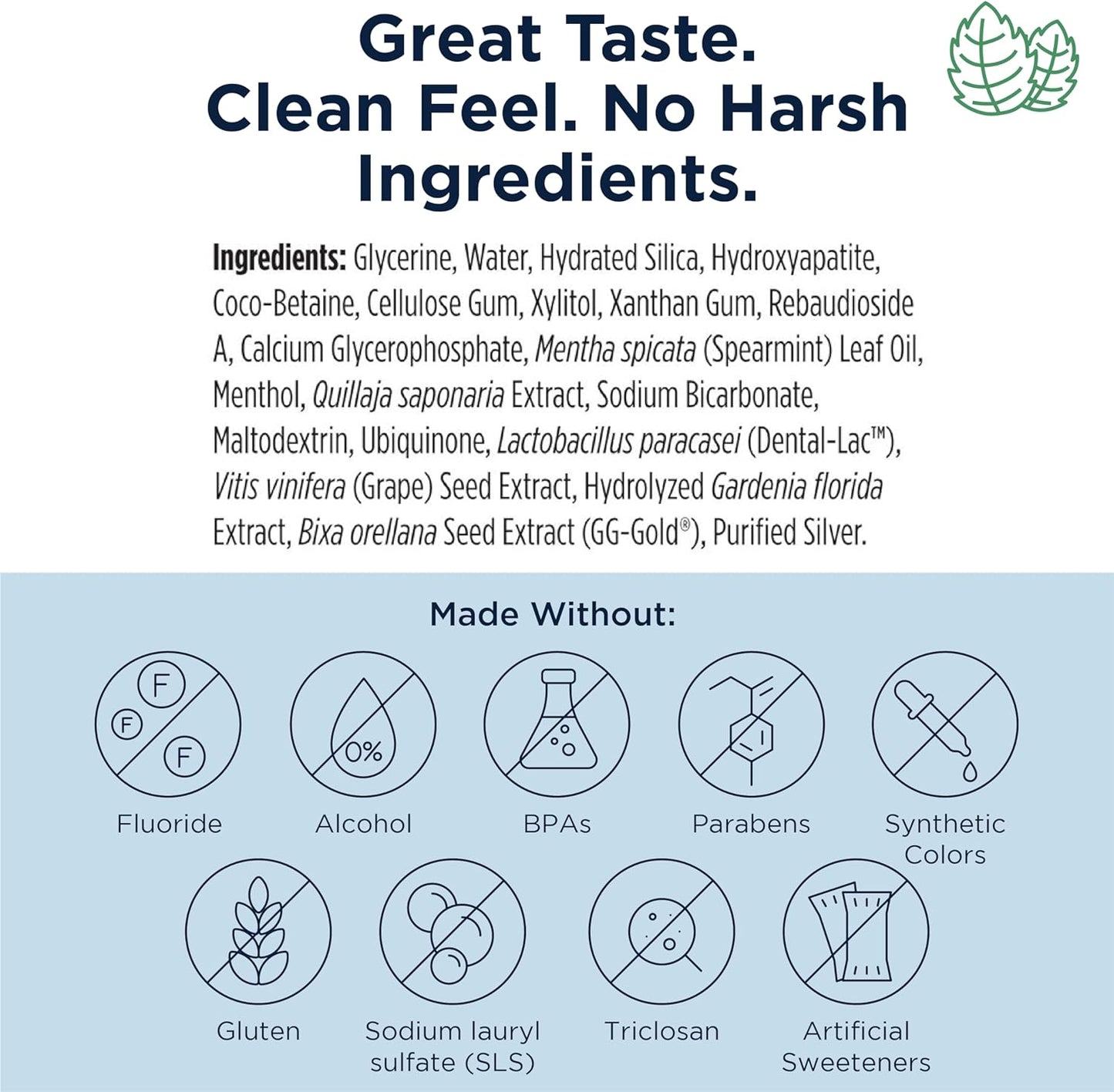 Designs for Health PerioBiotic Silver Hydroxyapatite Toothpaste - Fluoride Free Toothpaste with Oral Probiotics with Whitening Hydroxyapatite - Supports Gum Health & Remineralization (3 Pack, 4oz)