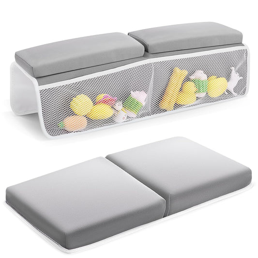 Baby Bath Kneeler and Elbow Rest Pad Set, Bathtub Kneeling Pad, Baby Accessories for Bath, Relieve Your Knees and Elbows