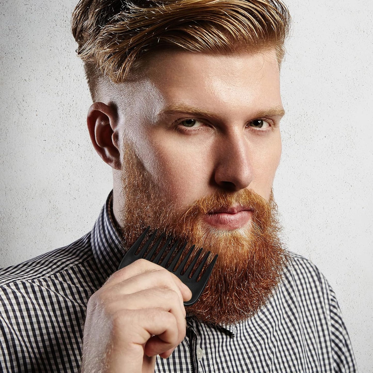 6 Piecess Palm Combs Pocket Mini Brush Palm Hair Brush Wide Tooth Detangling Combs Pocket Travel Combs for Men Women Curly hair