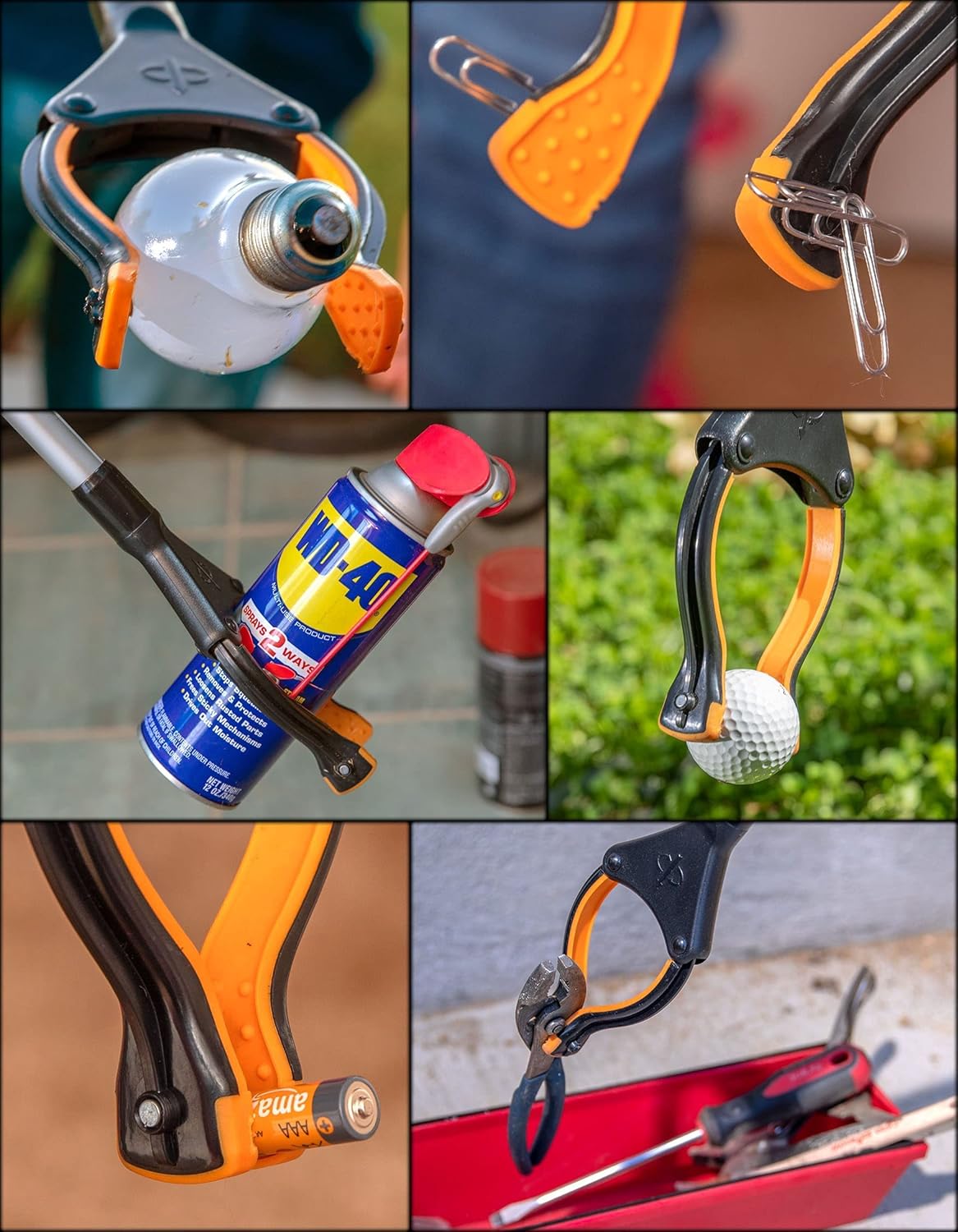 EZPIK Classic 40" Flexible Folding Grabber Tool for Elderly + Magnets, Reacher for Disabled & Seniors Heavy Duty Rotating Grippers for Reaching Underneath, Trash Grabbers & Pickers for Mobility