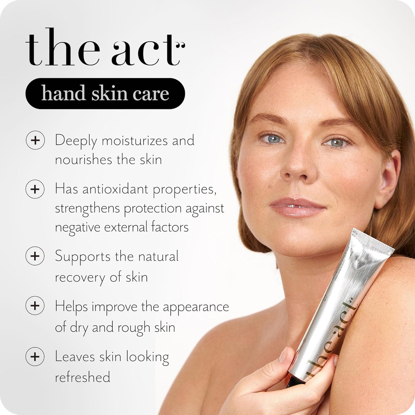 The Act Hand Cream for Women & Men, Luxurious Moisturizing Care with Almond Milk, Chocolate & Incense - Restores Skin Softness with a Warm, Lasting Fragrance, Organic, Vegan (2 Fl Oz, XX)