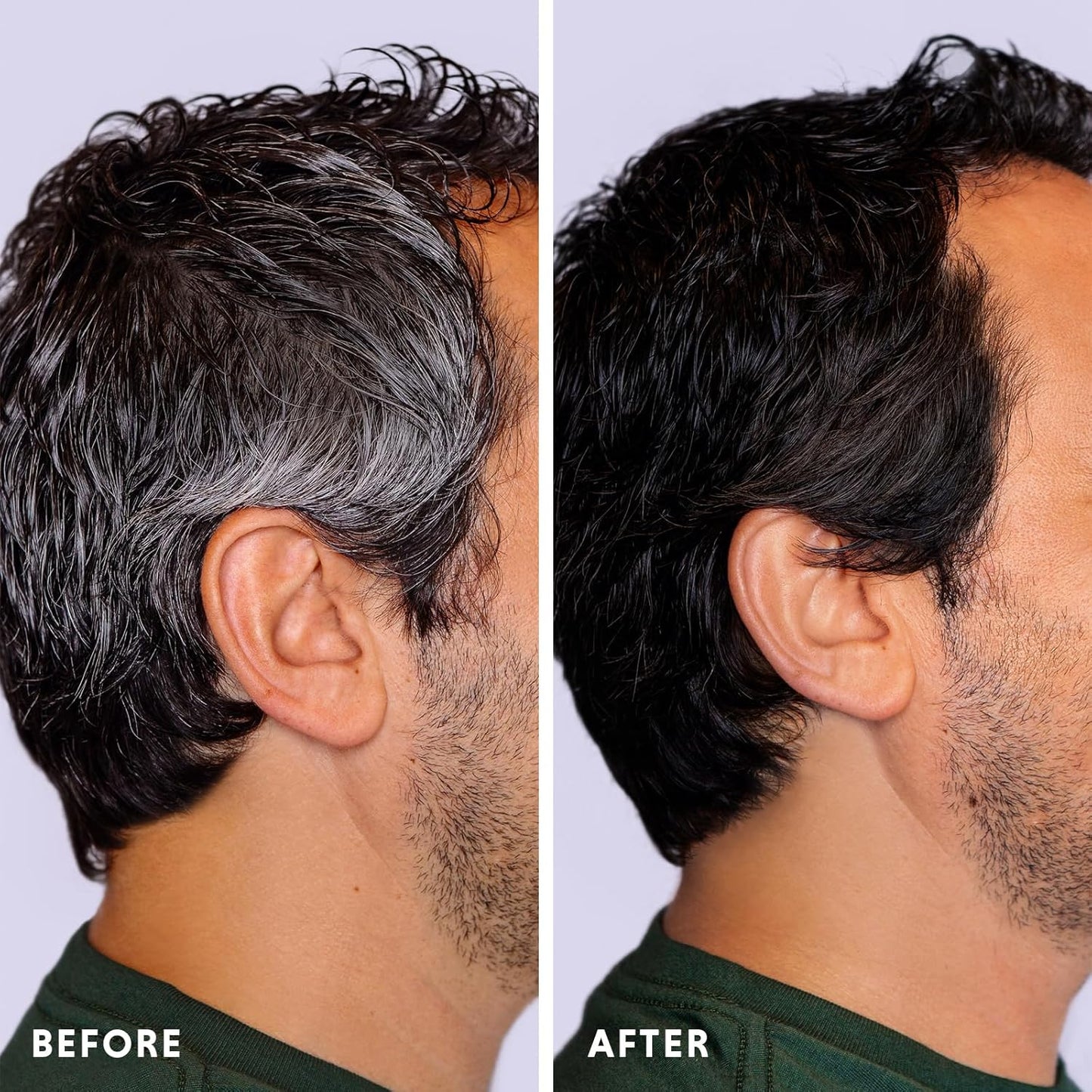 Hair & Beard Color for Full Gray Coverage 2 pack - Dark Ash Blonde - Ammonia-Free Complete Men’s At-home Beard & Hair Dye Kit, Professional-grade Permanent Hair Color (7.1)