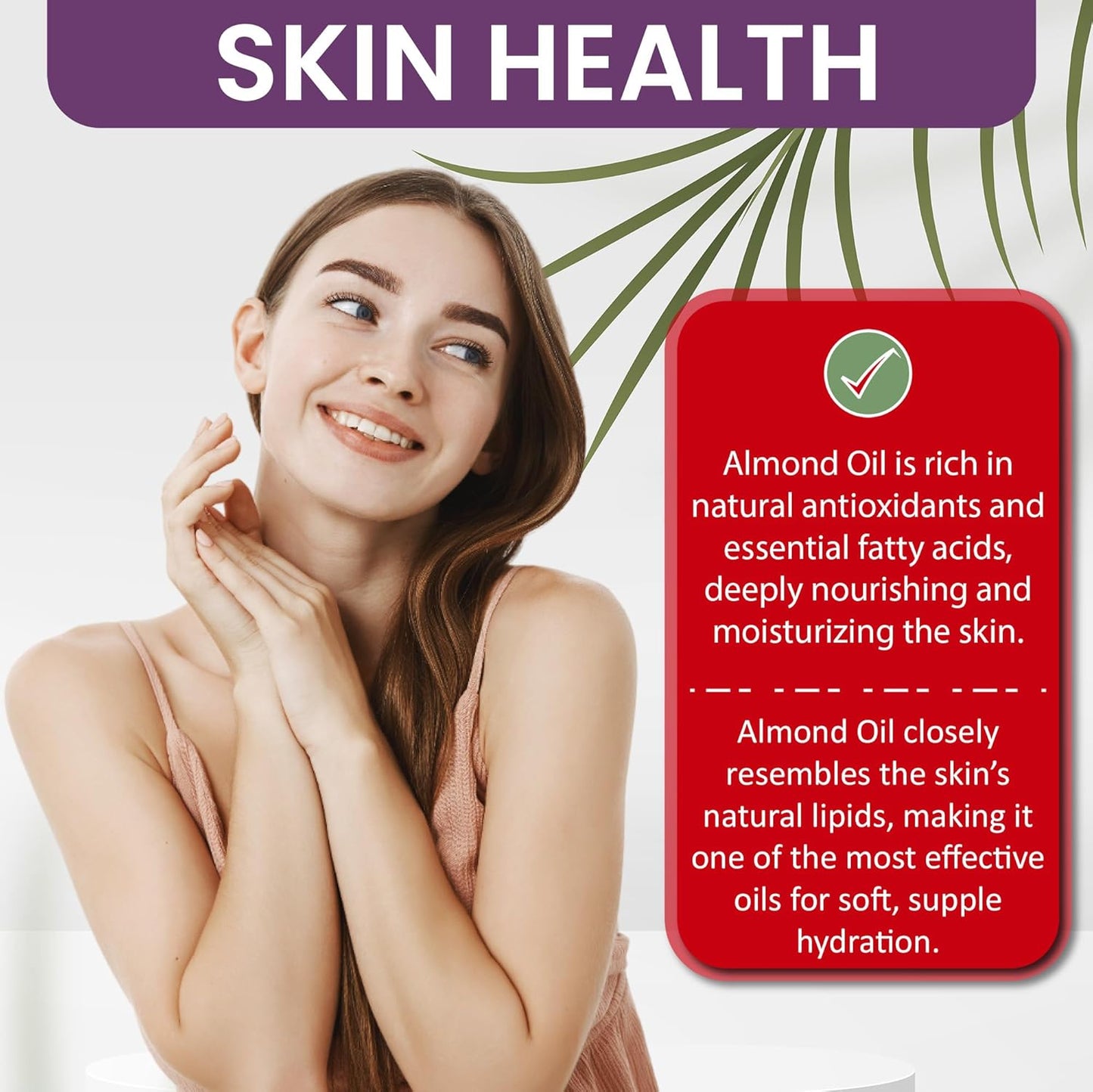 Dr Joe Lab Bitter Almond Oil - 16 oz - Pure, All Natural, Non GMO, Carrier Oil - for Skin, Hair, Body, Nails, Face, Arms & Legs - Hydrates, Nourishes, Moisturizes