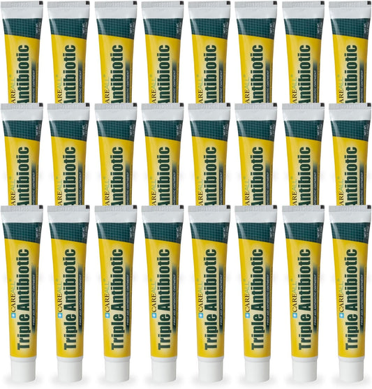 CareAll Triple Antibiotic Ointment 1.0 oz (24 Pack), First Aid Ointment for Minor Scrapes, Cuts, and Burns to Help Guard Against Infection, Compare to The Active Ingredients of Leading Brand