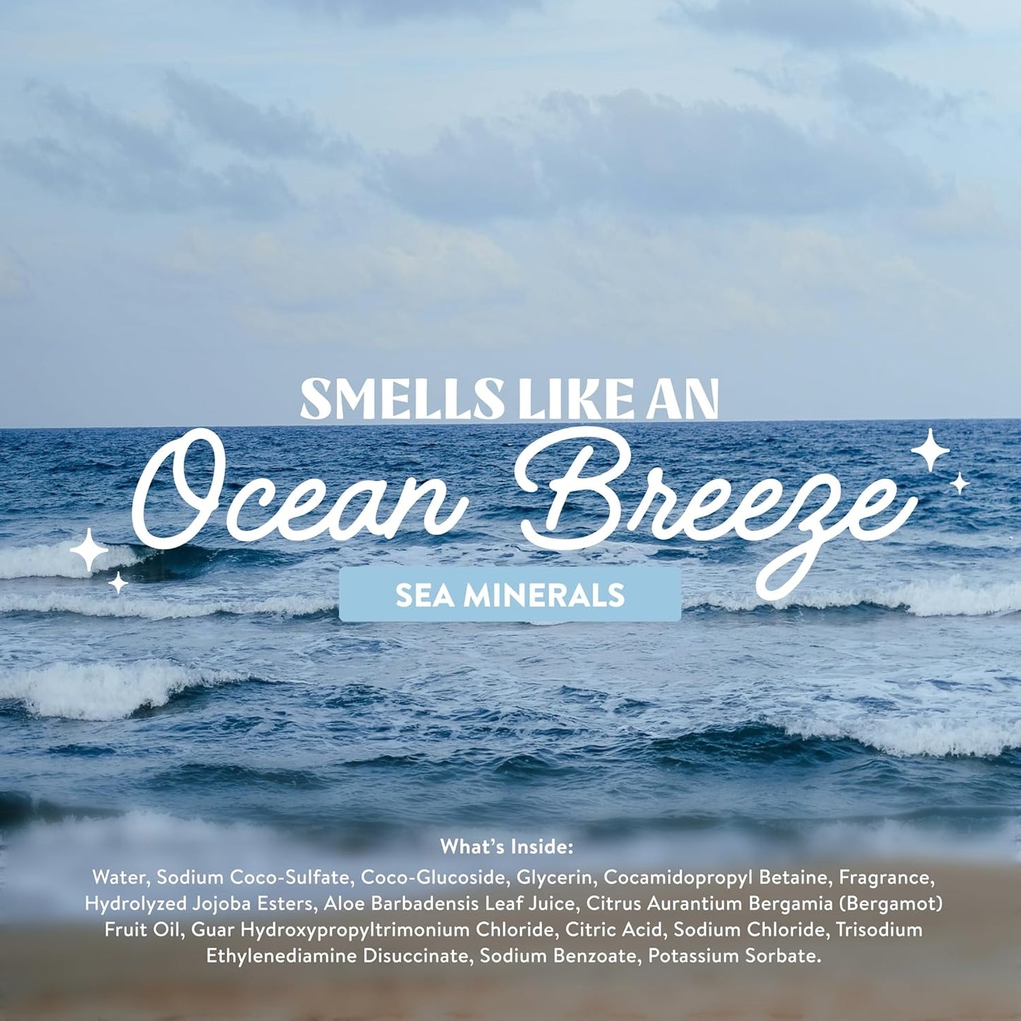 Cleancult Liquid Hand Soap Refill - Sea Minerals - Gentle On Sensitive Skin - Made with Aloe Vera & Essential Oils - Eco Friendly - Paper-Based Packaging - 32 oz/1 Pack