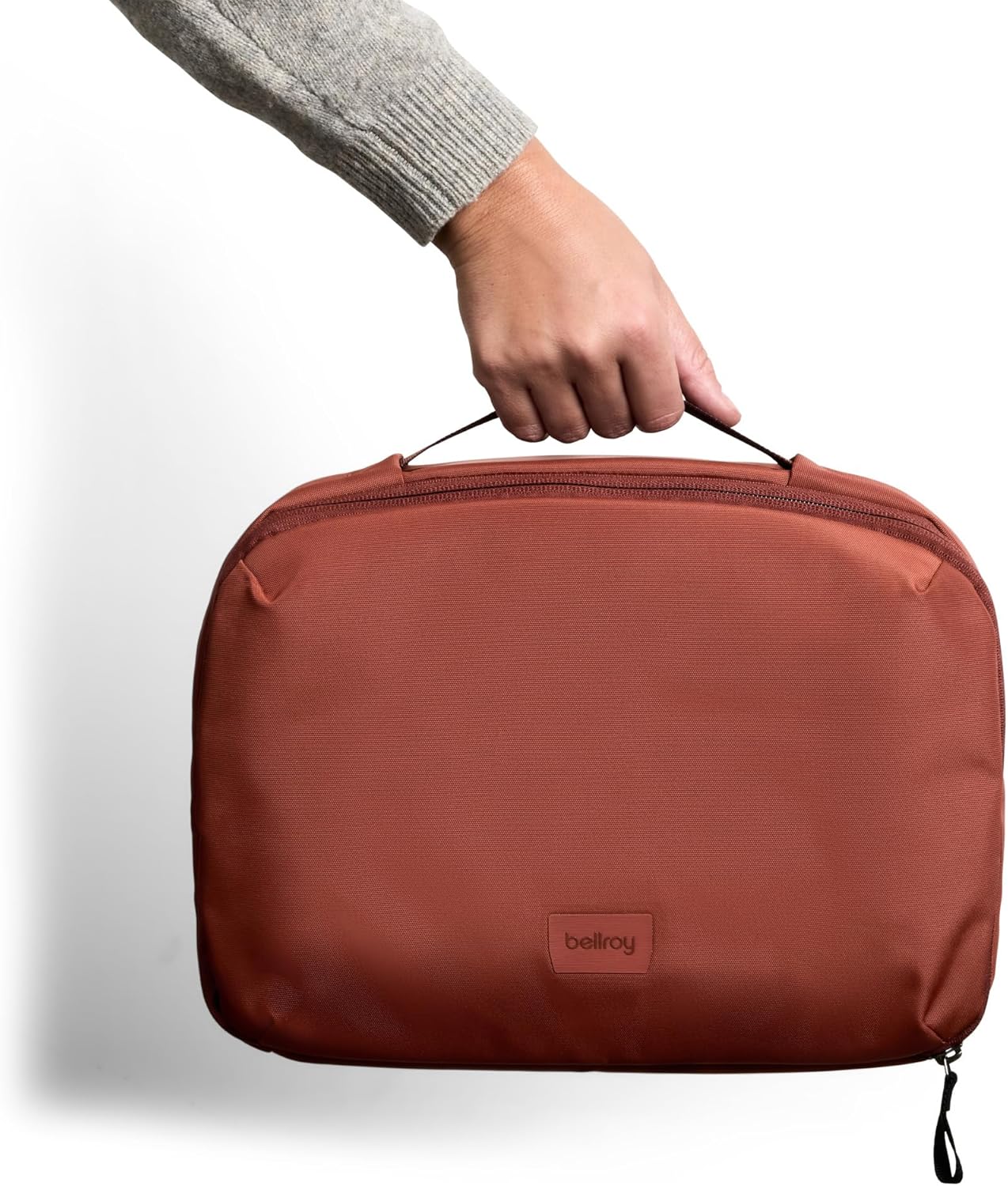 Bellroy Hanging Toiletry Kit Plus (8 Liter Travel Hanging Toiletry Bag) - Clay