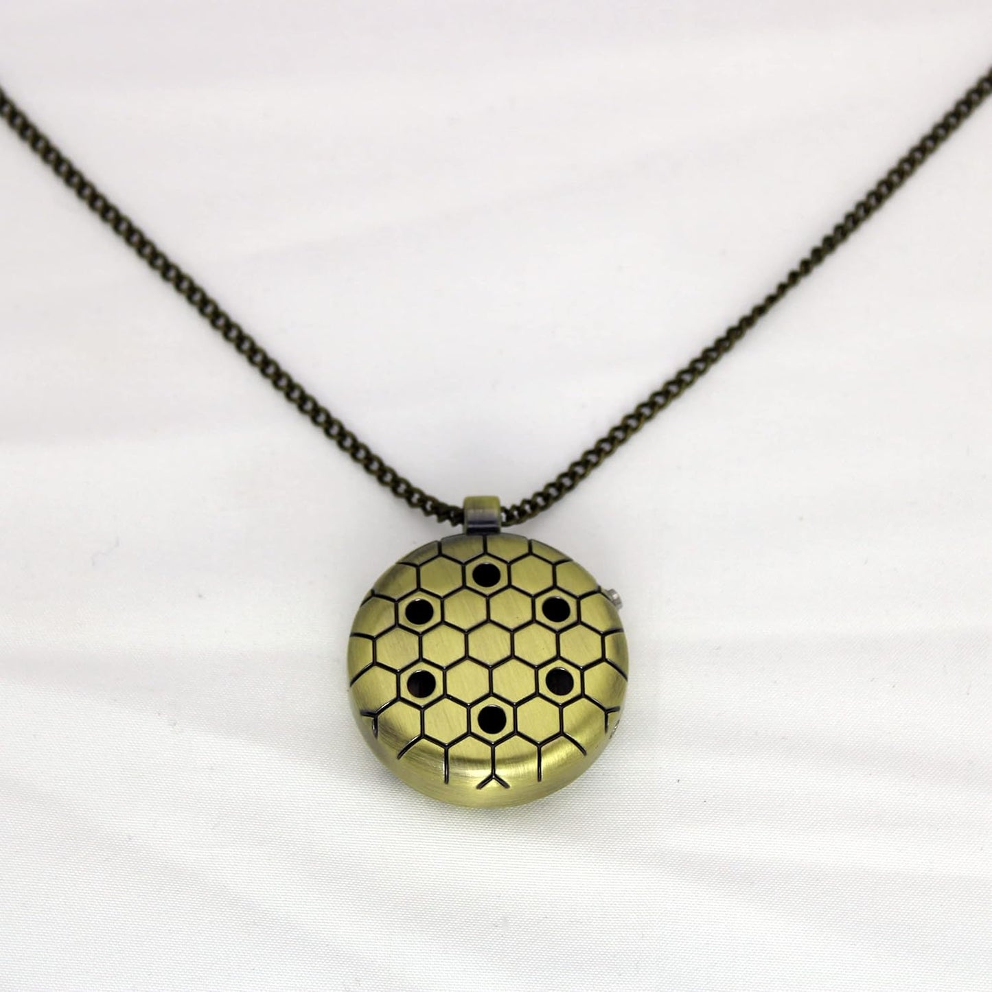 English Talking Watch Suitable for The Elderly and Visually impaired, Vintage Style, Bronze Pocket Watch,