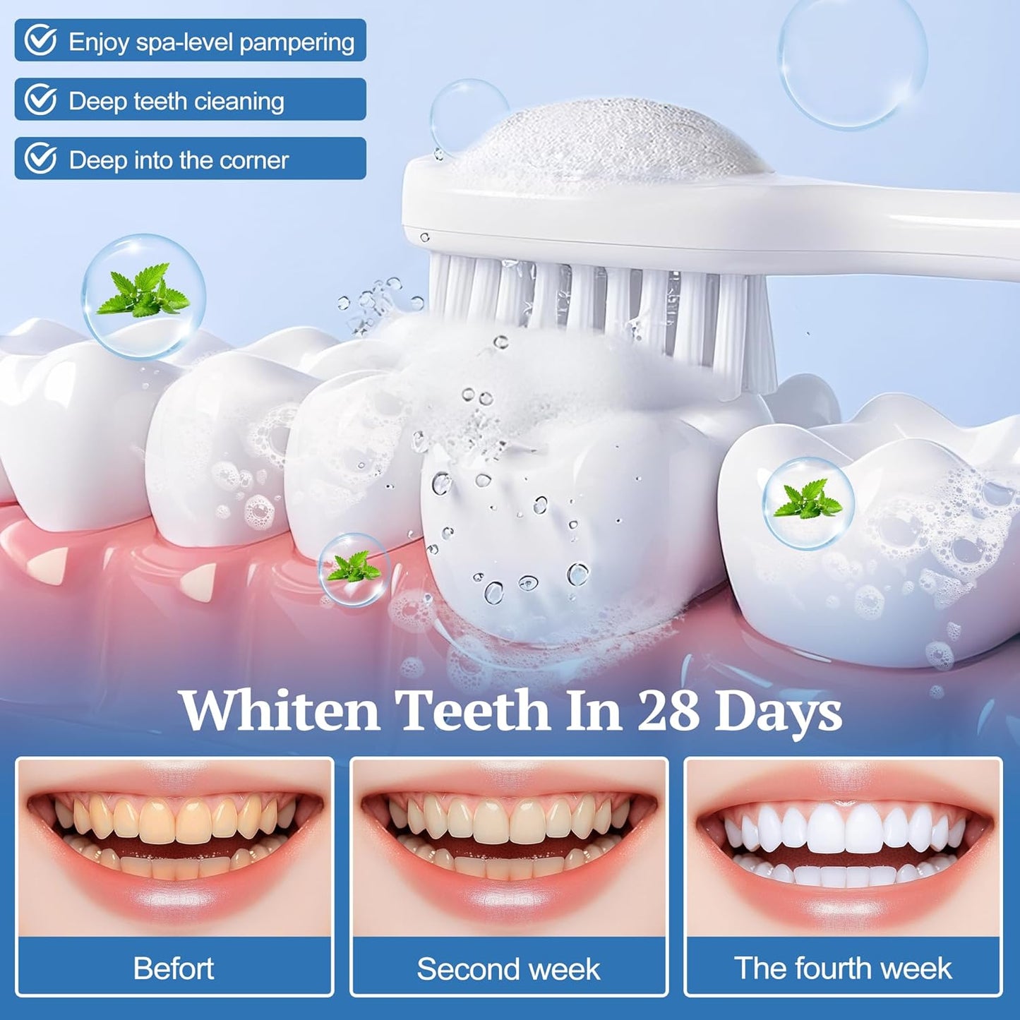 Hydroxyapatite Toothpaste, Nano Hydroxyapatite Toothpaste for Enamel Protection and Tooth Strengthening, Fresh Mint Flavor, Promotes Fresh Breath, Daily Use for Oral Health 1 Pack