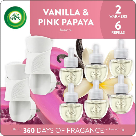 Air Wick Scented Oils 2+6 Vanilla & Pink Papay
