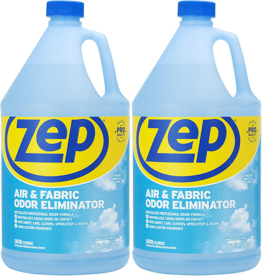 Zep Air and Fabric Odor Eliminator - 128 Ounce (Pack of 2) ZUAIR128 - Refresh Your Home, Office and Business