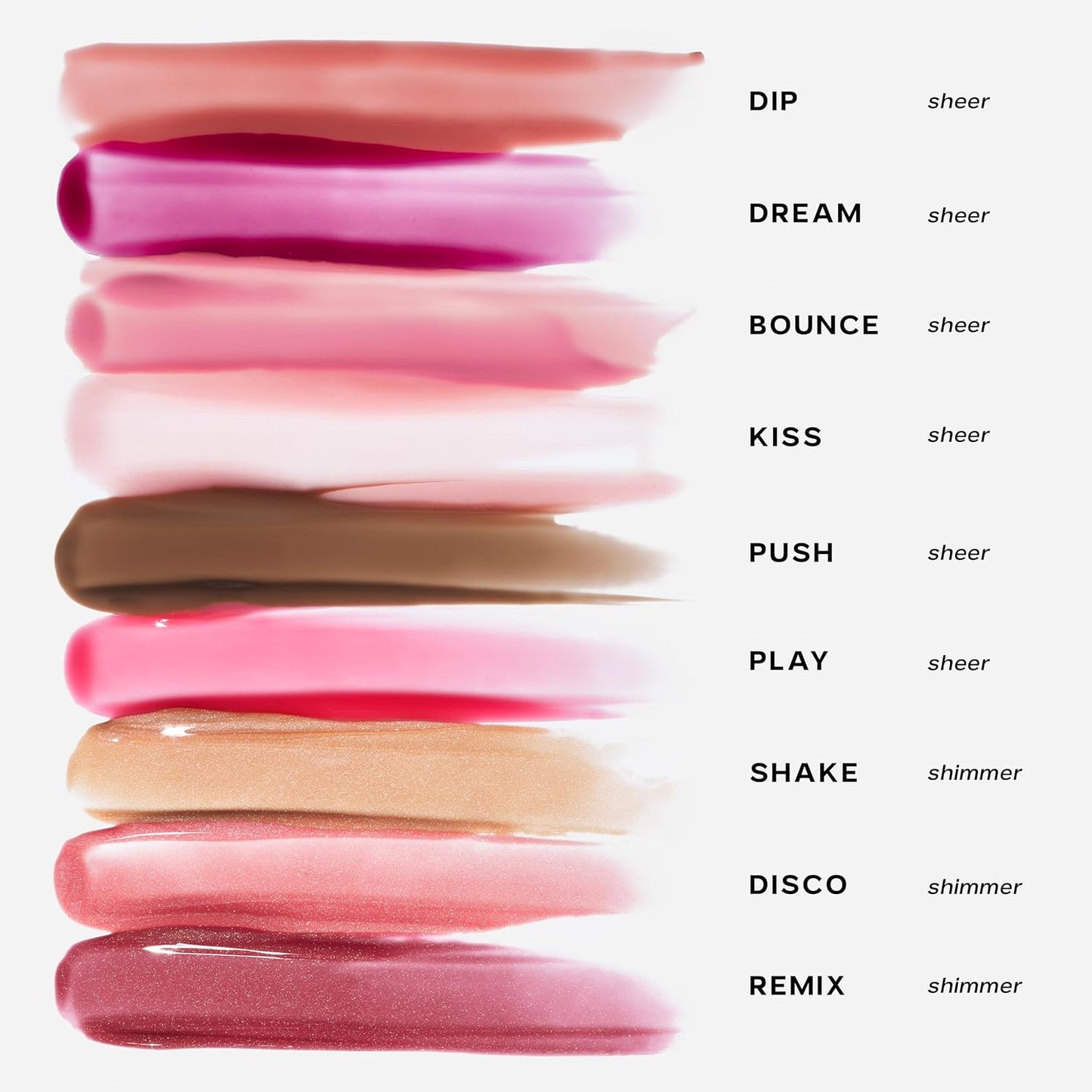 Saie Glossybounce - Hydrating Lip Gloss and Tinted Lip Oil Hybrid with Hyaluronic Acid & Jojoba Oil for Non-Sticky, Ultra-Shiny, Plump & Soft Lips - Everyday Makeup Essential - Disco (.17 oz)