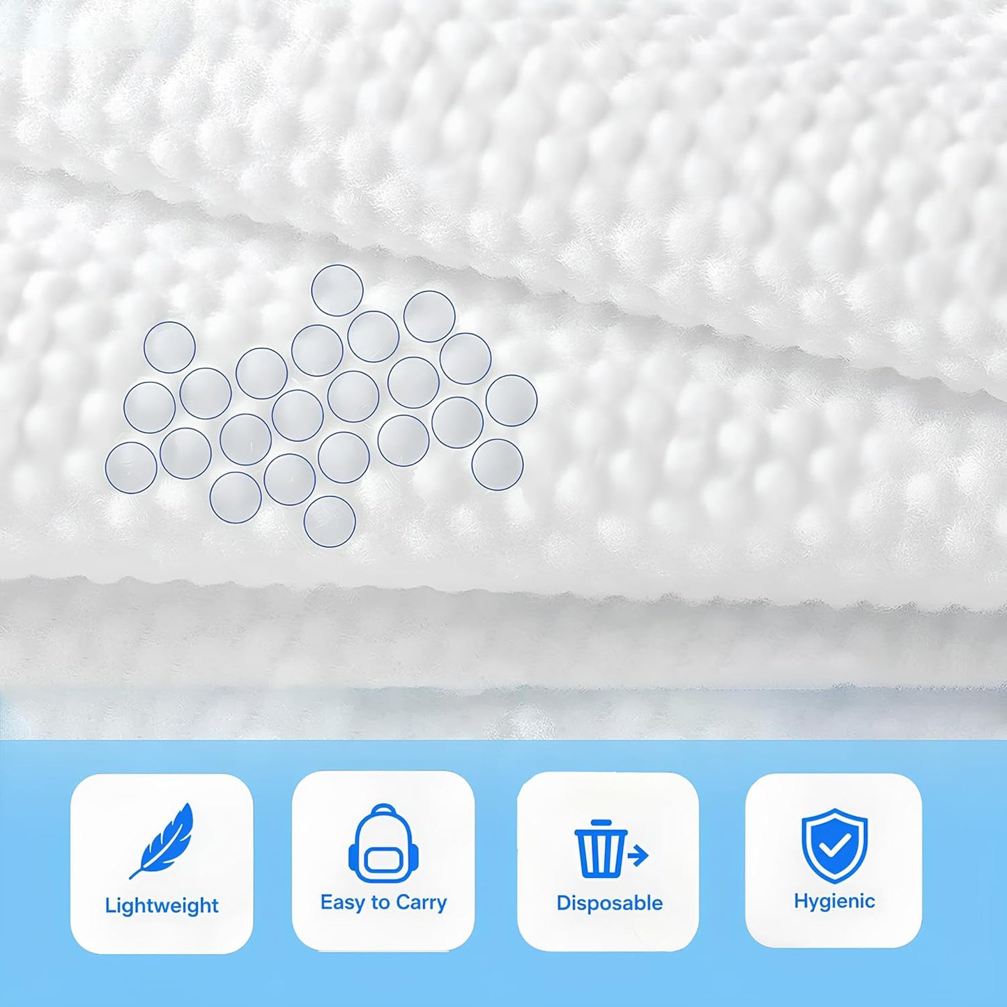 【10-PCS】Travel & Hiking Extra-Large Disposable Compressed Bath Towels,Disposable Bath Towels for Travel - 70×140cm, No Rinse, Quick-Dry, Hygienic & Space-Saving for Camping, Gym & Hotel Use
