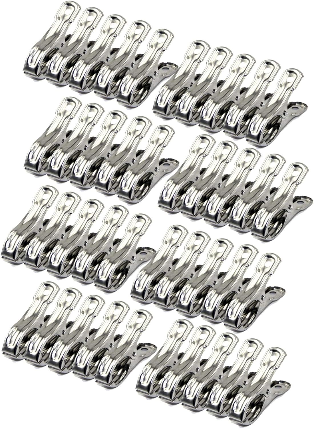 Row Cover Clips 40 Pack 2.2 Inch Stainless Steel Clothes Pins,Towel Clips Beach Towel,Garden Clips,Greenhouse Clamps