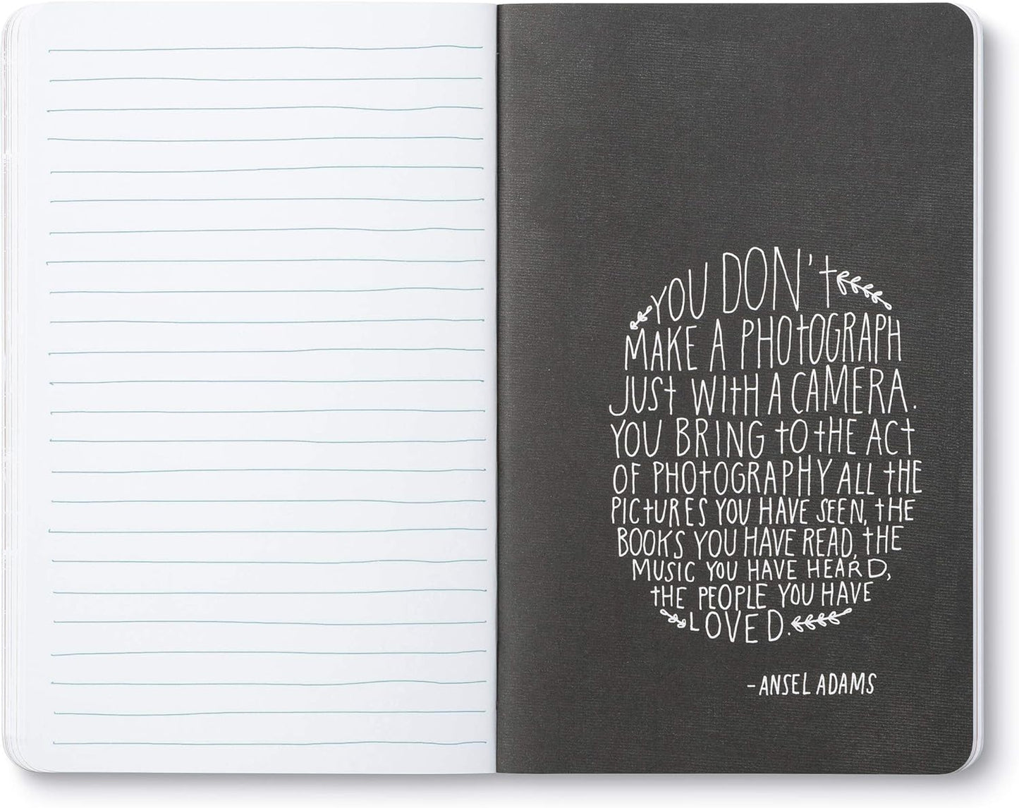 Compendium Softcover Journal - It's not what you look at that matters, it's what you see. – A Write Now Journal with 128 Lined Pages, 5″W x 8″H