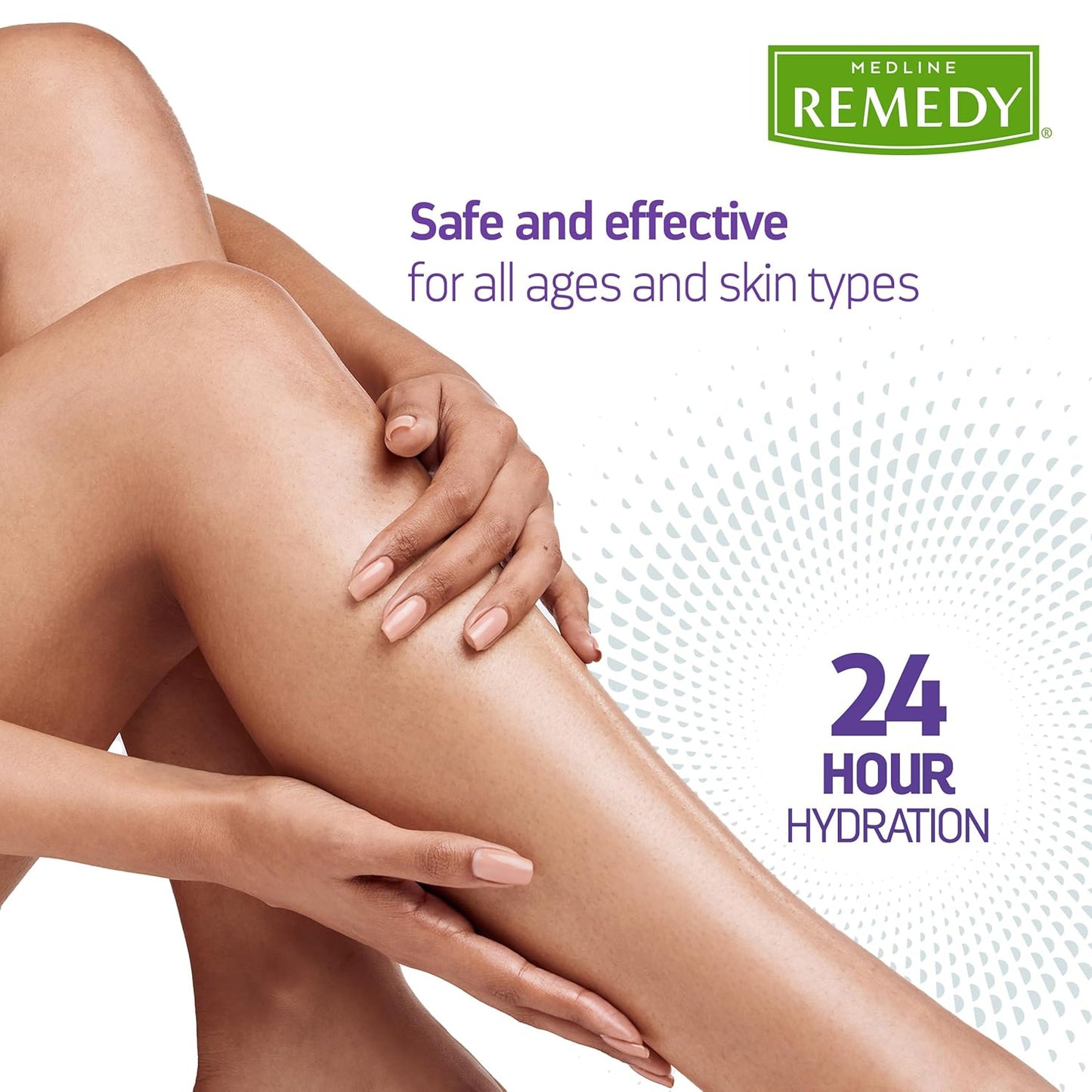 Medline Remedy Clinical Skin Cream Moisturizer, Unscented (4 fl oz), 12 Count Nourishing for Dry Skin, Paraben and Sulfate-Free Moisturizing Cream for Face and Body, Lotion for Sensitive Skin