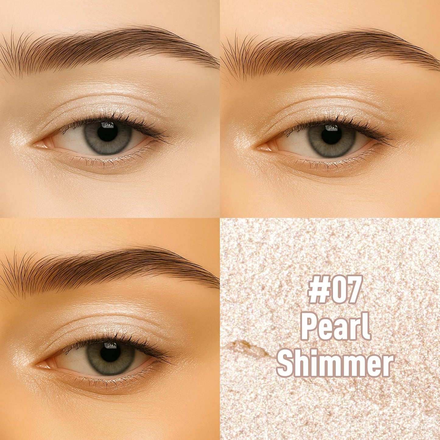 FV Cream Shimmer Eyeshadow Stick,Long Lasting & Waterproof, Multi-Use & High Pigment Eyeshadow Makeup Stick, Pearl Shimmer