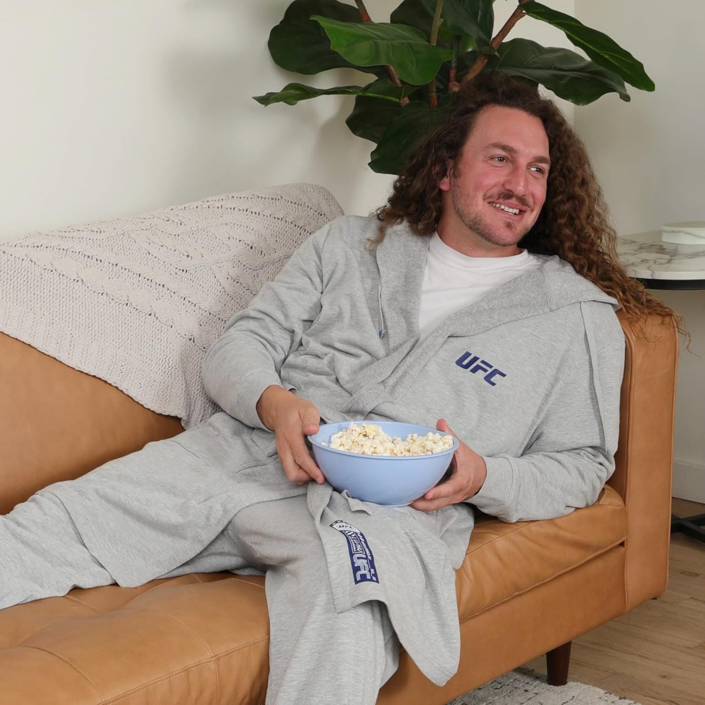 DudeRobe Men’s Hooded Bathrobe with Pockets, From Shark Tank, Soft, Comfy & Absorbent Cotton Robe for After Shower & Lounging