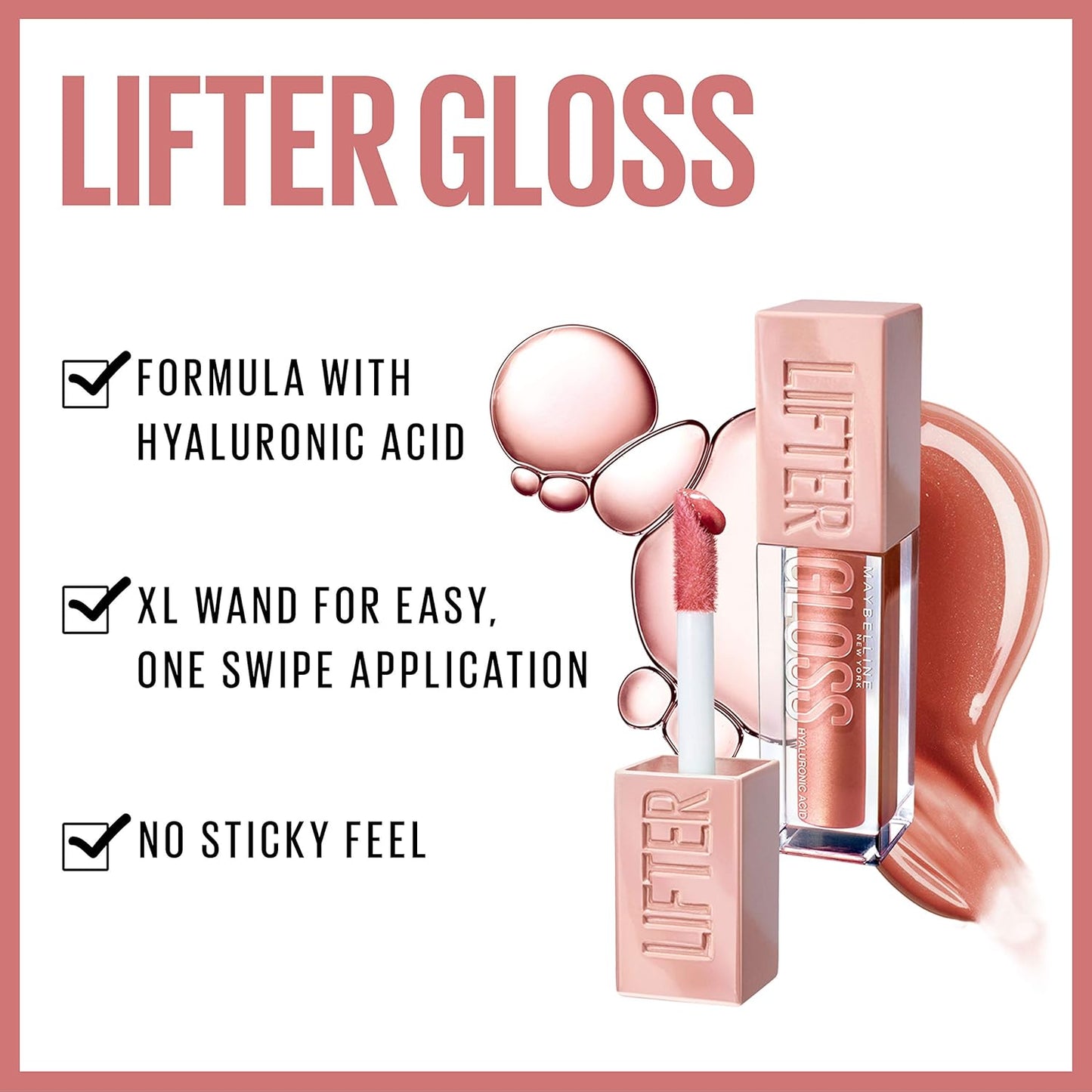 Maybelline Lash Sensational Sky High Washable Mascara, Cosmic Black + Instant Age Rewind Eraser Dark Circles Treatment Multi-Use Concealer, 160+ Lifter Gloss, Pearl, Silver Pearl Clear Bundle