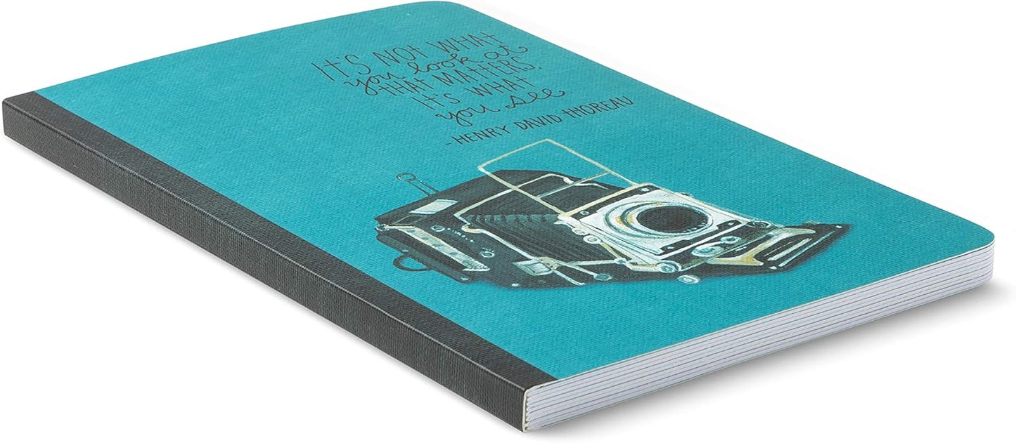 Compendium Softcover Journal - It's not what you look at that matters, it's what you see. – A Write Now Journal with 128 Lined Pages, 5″W x 8″H