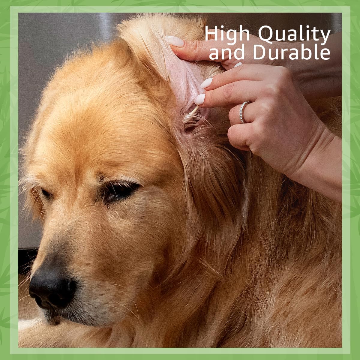 100% Bamboo Cotton Swabs (1000-Pack) | Double Tipped Organic Cotton Swabs for Ears | Biodegradable Beauty & Personal Care Items | FSC Certified & Hypoallergenic | For All Ages & Pets