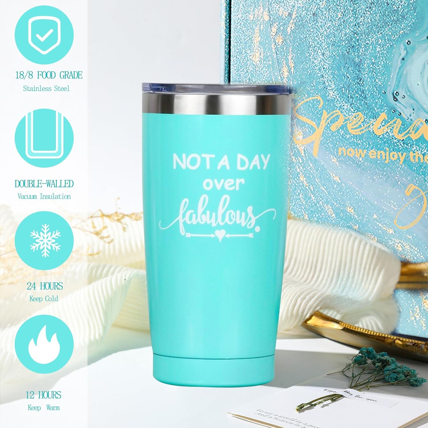 Birthday Gifts for Women, Relaxing Spa Gift Basket Set with Blanket, Unique Gifts for Her, Friends, Mom, Sister, Coworker, Wife, Girlfriend, Happy Birthday Gift Ideas, Mothers Day, Christmas Gifts