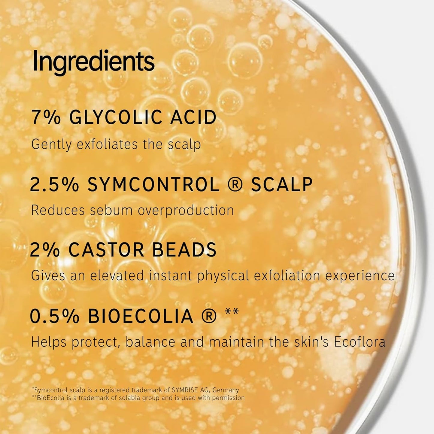 The INKEY List Glycolic Acid Exfoliating Scalp Scrub, Scalp Exfoliant Helps Remove Product Build Up and Boost Healthy Hair Growth for Healthy-Looking Hair, 5.07 fl oz