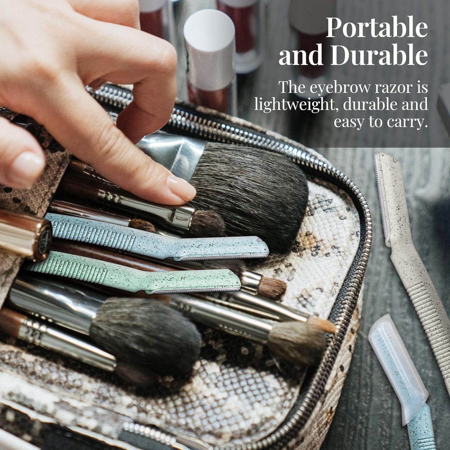 ennva Eyebrow Razor for Women | Dermaplane Facial Razor for Face | Hair Trimmer Face Razor for Body Use | Multipurpose Facial Hair Removal Disposable Blades Eyebrow Shaper Tool - 12pcs