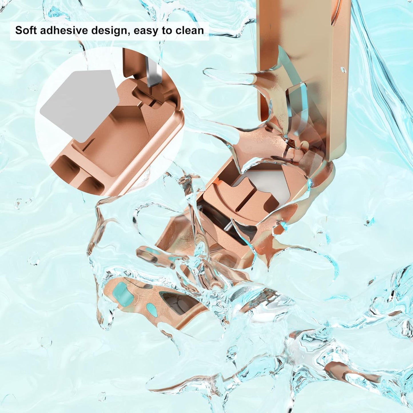 Pill Cutter with Auto Centering Device, Aluminum Pill Splitter with 316L Stainless Blade, Genuine Leather Case, Professional Pill Splitter for Cutting Small Pills or Large Pills (Rose Gold)