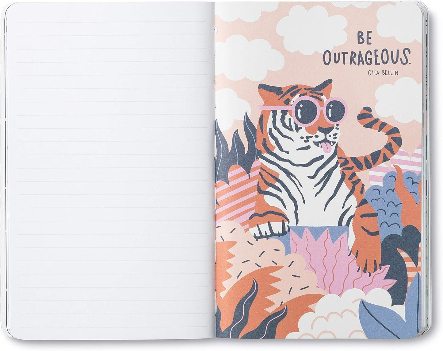 Compendium Softcover Journal - You Are Weird, Unique, and Wildly Perfect. – A Write Now Journal with 128 Lined Pages, 5″W x 8″H