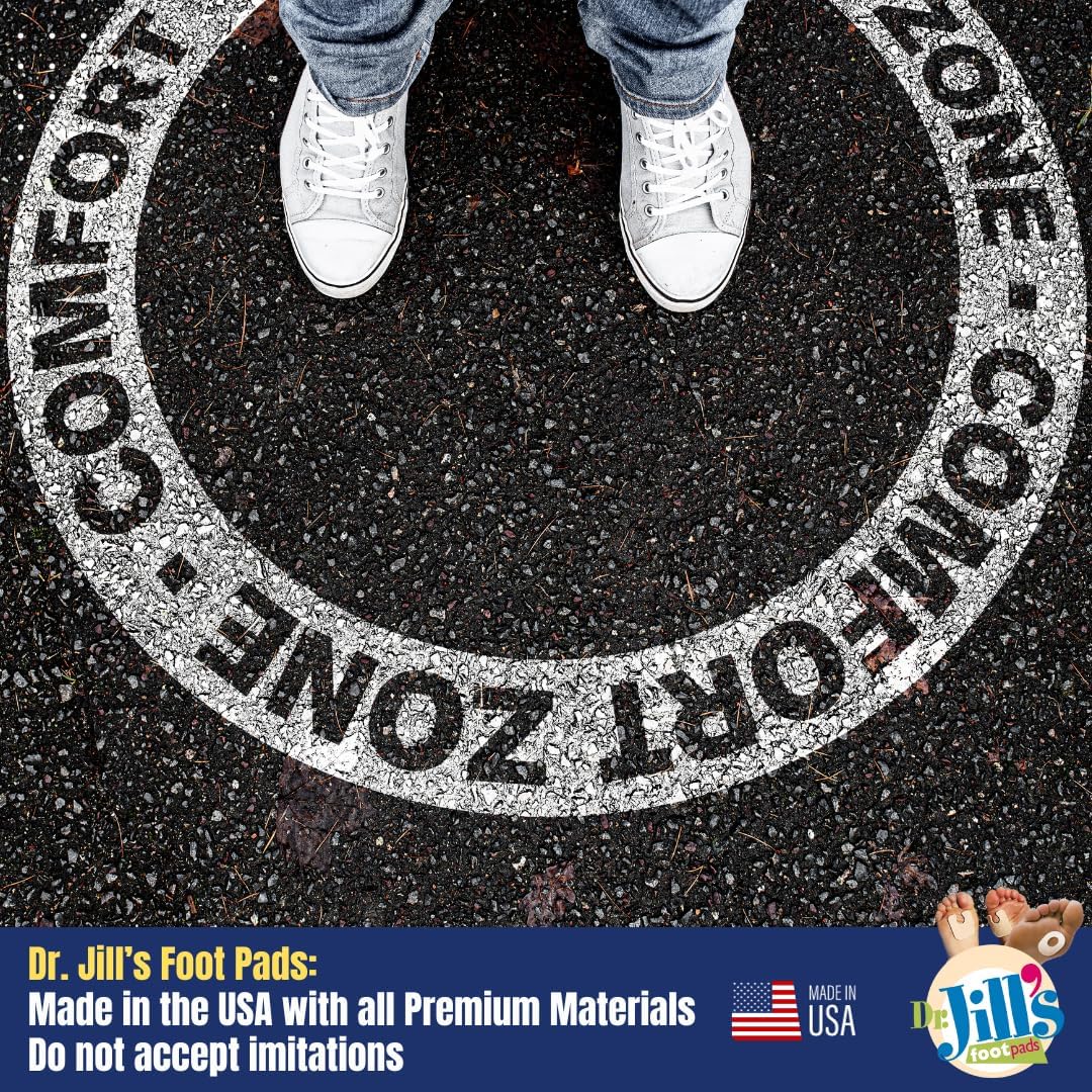 Dr. Jill's Foot Pads, YJ44-9071, Toe Separator Pad 1/4" Foam (100 Pack) with Tail