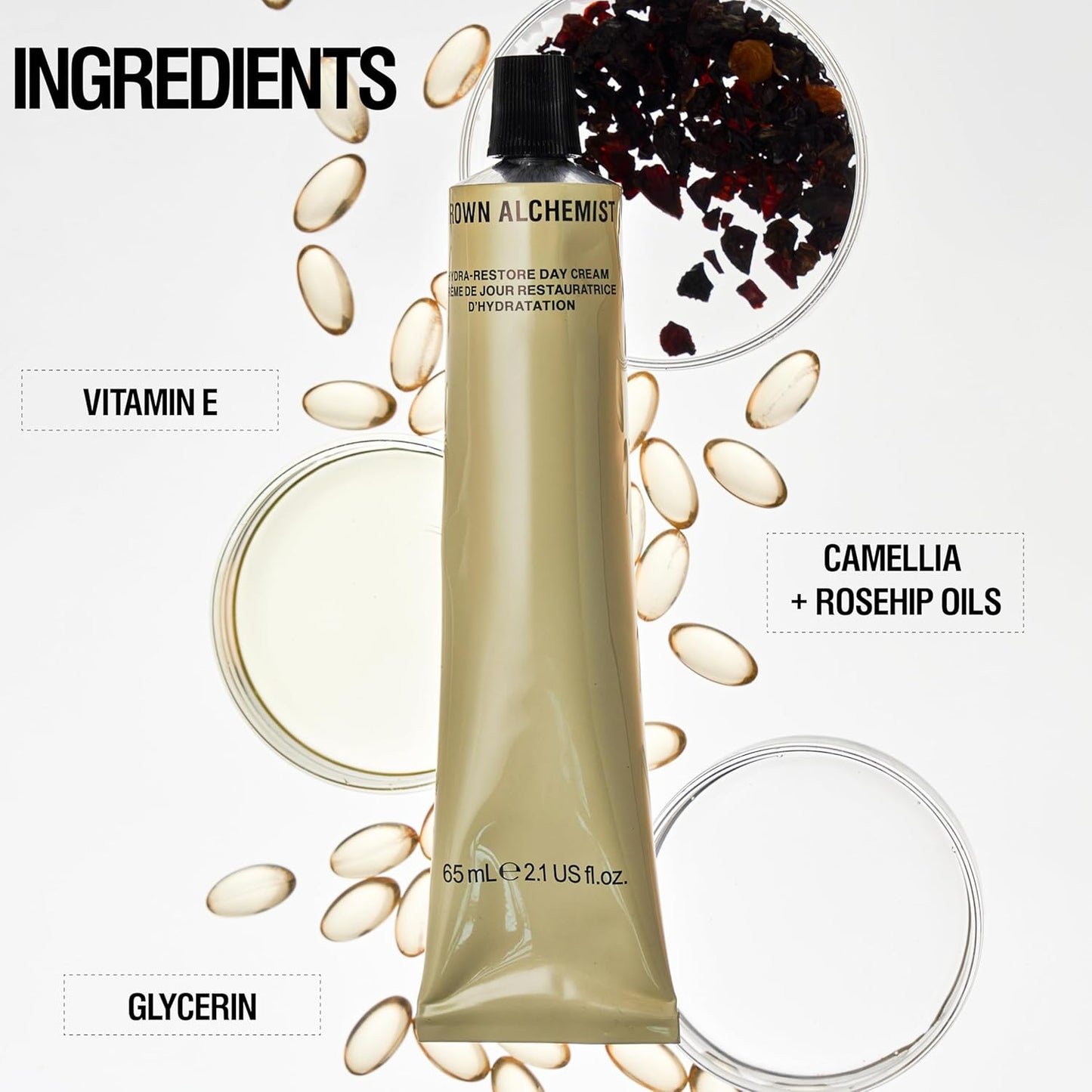 Grown Alchemist Men's Daily Grooming Duo Bundle Kit. Shaving Gel (75ml) + Hydra-Restore Day Cream (65ml)