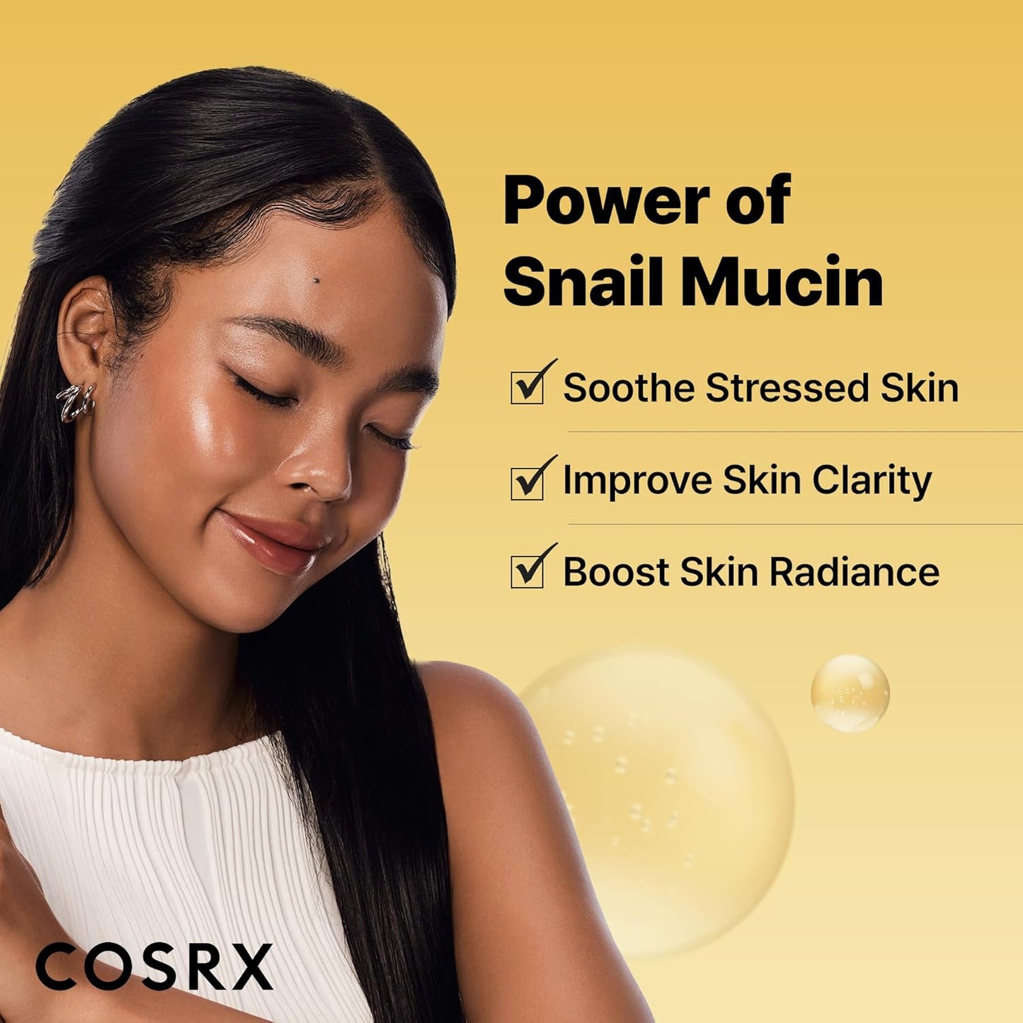 COSRX All About Snail Mucin Korean Skin Care Set, Mini Travel Essentials, Travel Size Gift Set with Snail Mucin Face Wash, Serum, Moisturizer & Eye Cream, Rejuvenating Kit