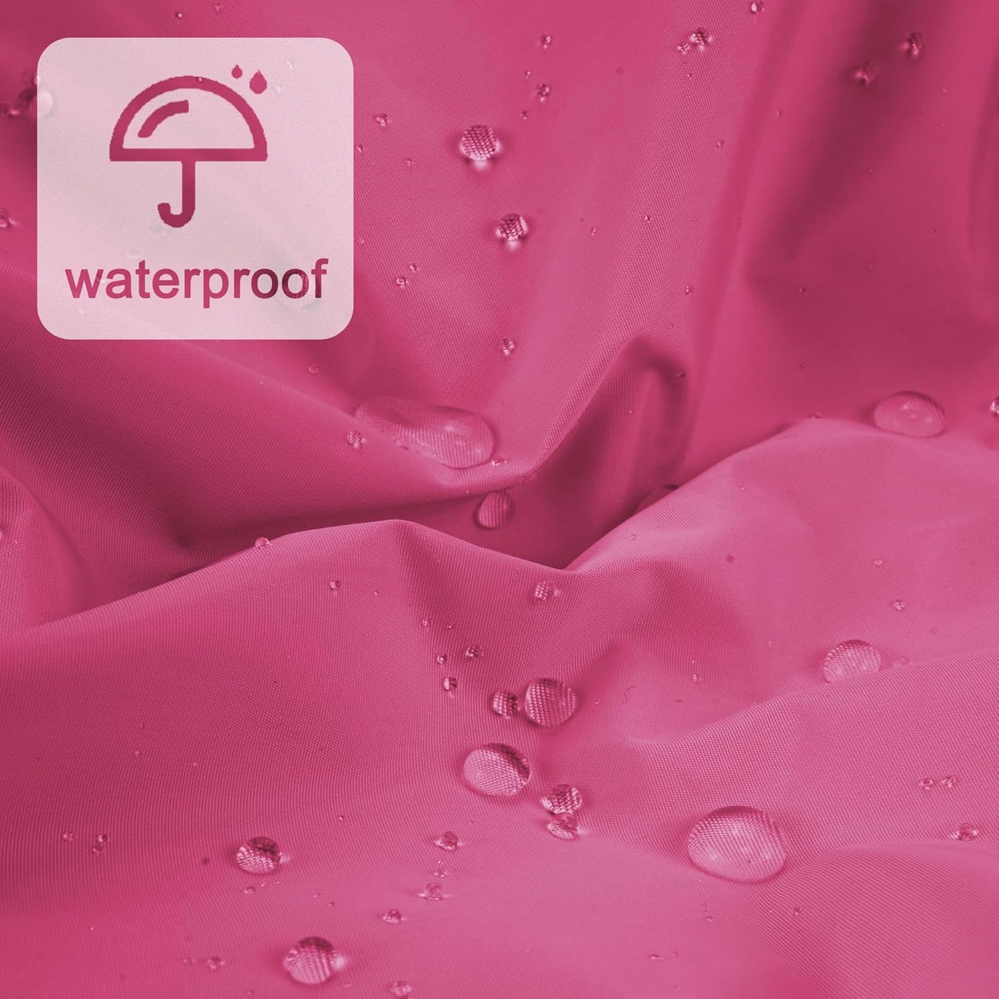 Reusable Shower Cap for Women, Large Waterproof Shower Essentials Bonnet Washable Elastic Band Bath Hair Wrap Hat for Long Hair, Braids(Rose Red)