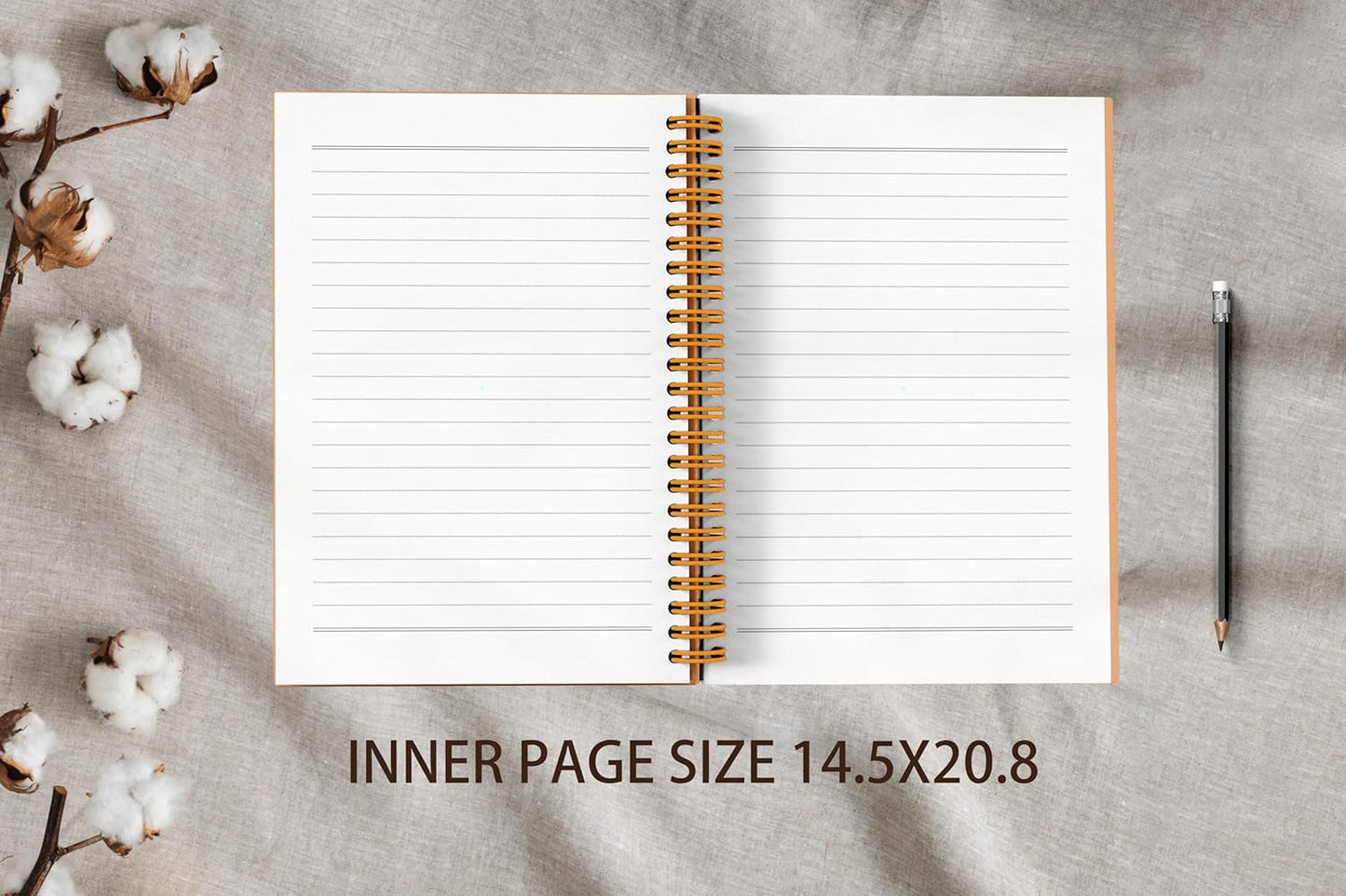 VNWEK Groovy Boho Notebook - Boho Journal, Boho Gifts for Women, Boho Office Supplies, Vintage Boho Sun Sunshine Spiral Notebook 5.5x8.3,Writing Notebooks