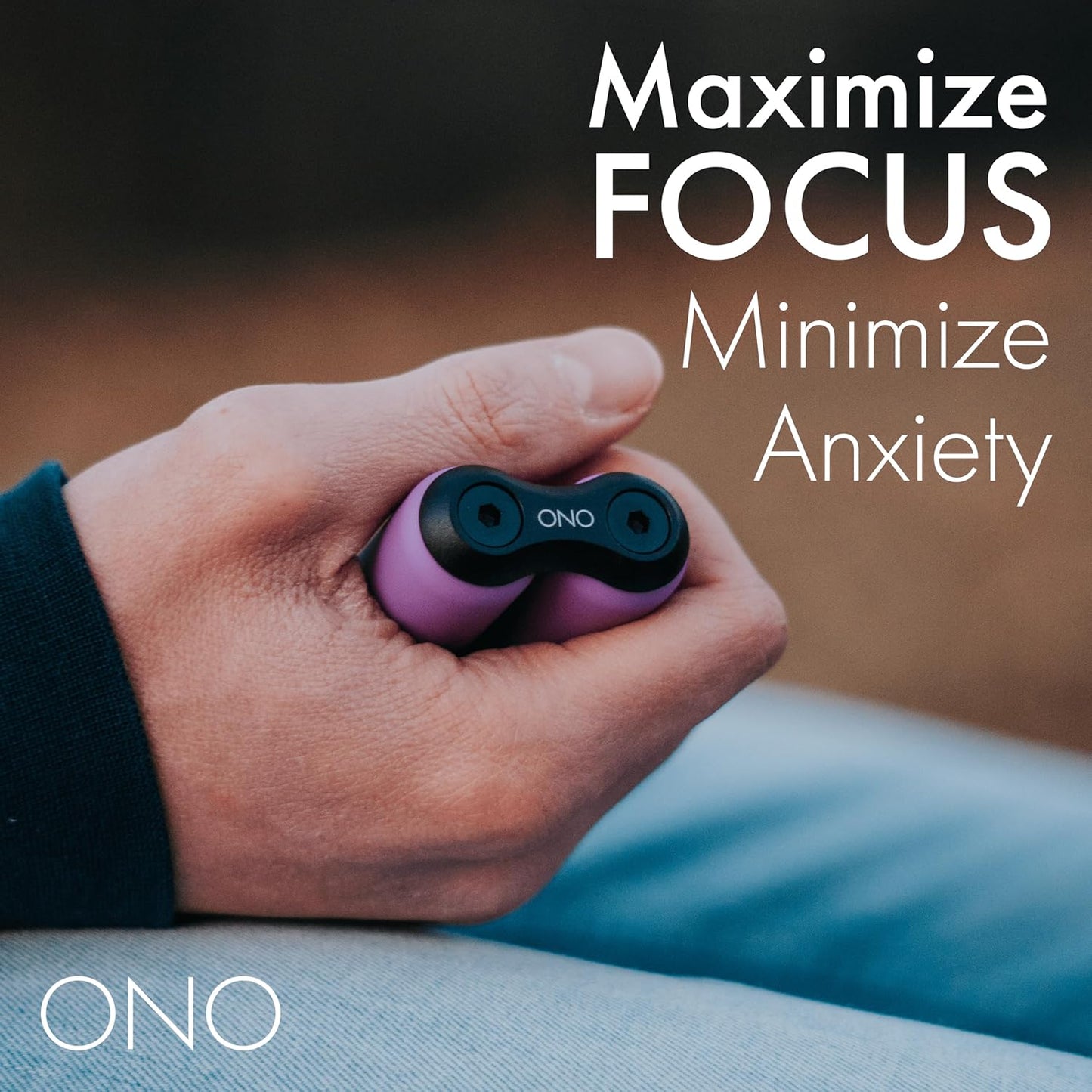 ONO Roller - Handheld Fidget Toy for Adults | Help Relieve Stress, Anxiety, Tension | Promotes Focus, Clarity | Compact, Portable Design