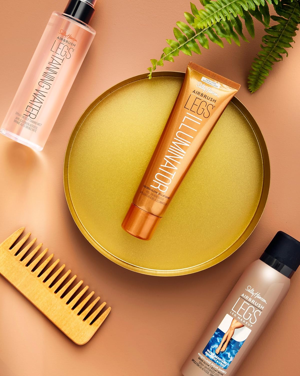 Sally Hansen Airbrush Legs®, Leg Spray-On Makeup, Light Glow, Easy Application, Flawless Looking Legs, Water Resistant, Transfer Proof