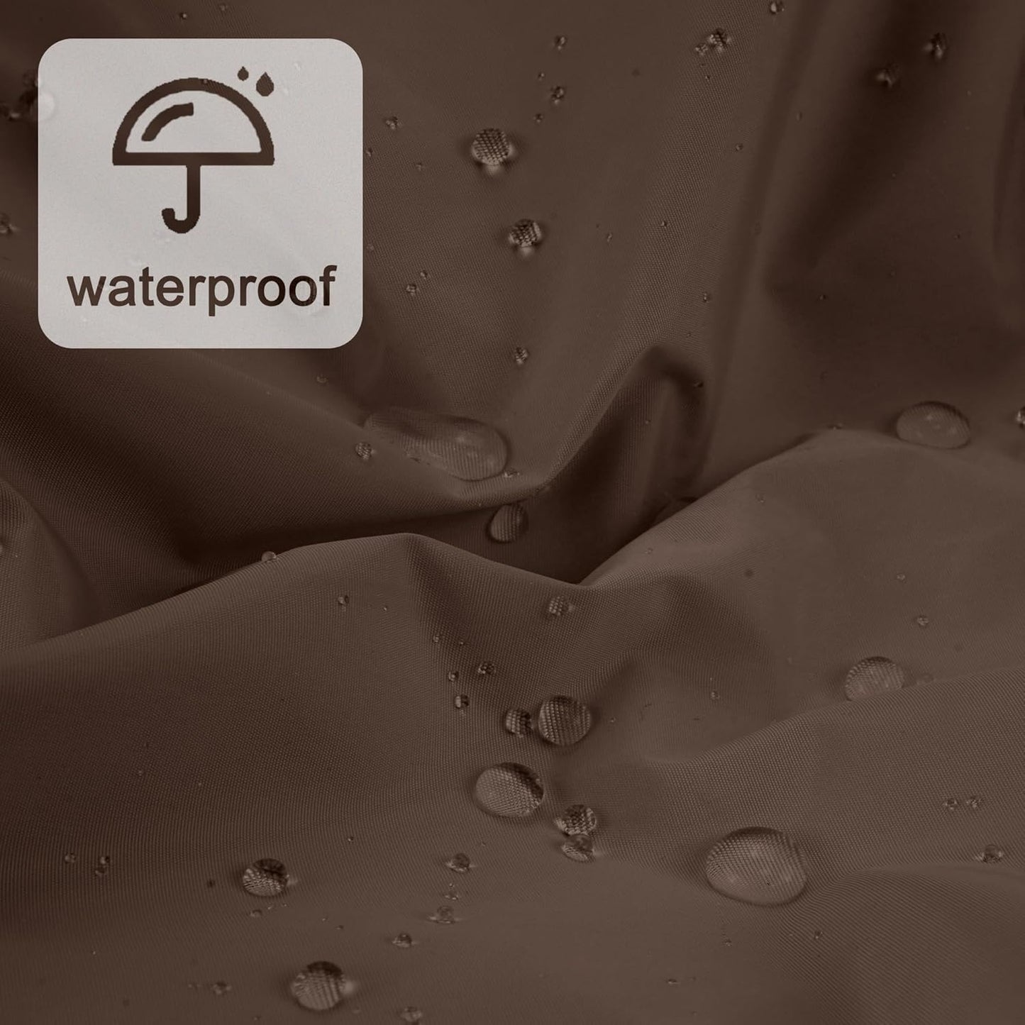 Reusable Shower Cap for Women, Large Waterproof Shower Essentials Bonnet Washable Elastic Band Bath Hair Wrap Hat for Long Hair, Braids(Dark Coffee)