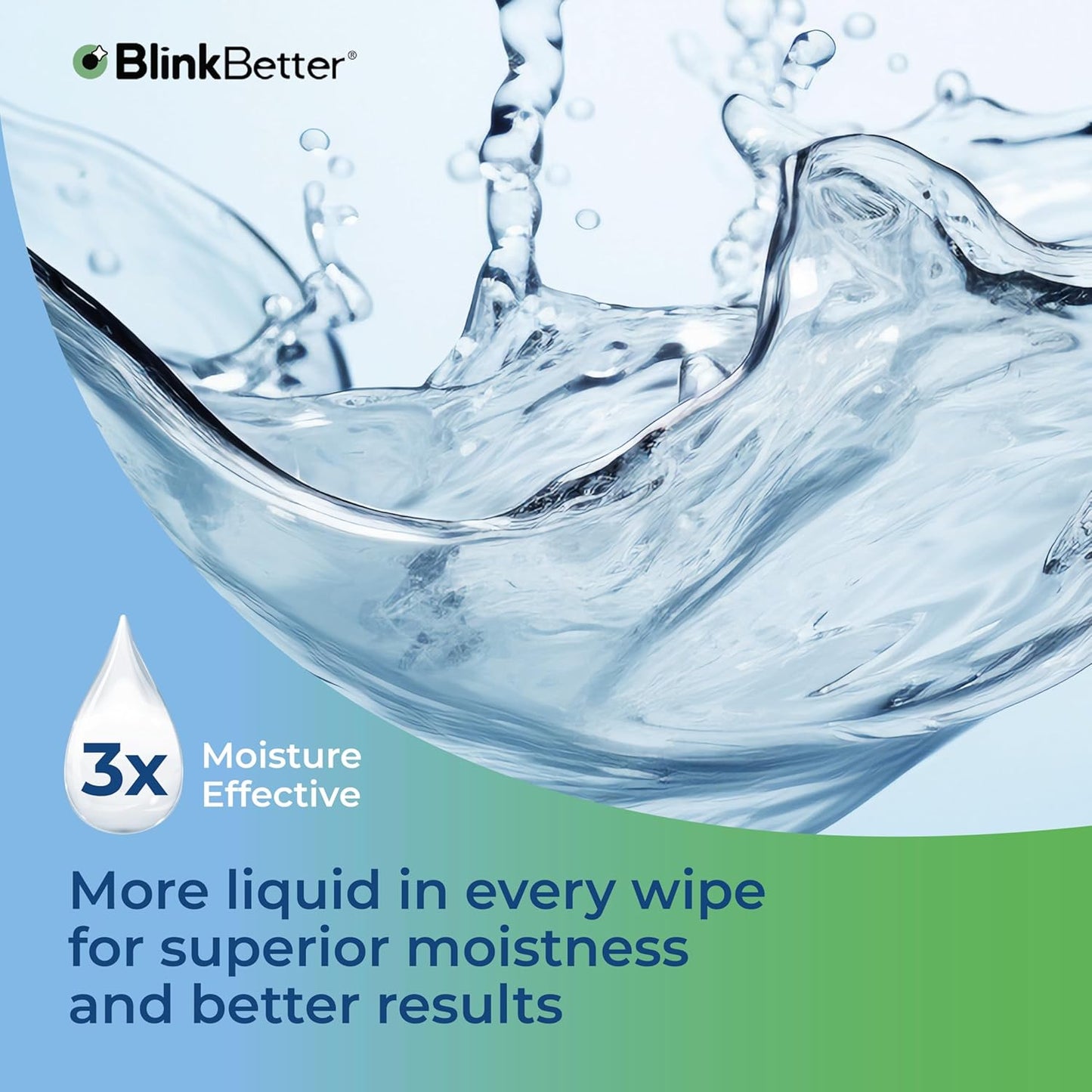 Tea Tree Oil Eyelid Wipes- 60 (Pack of 3) Natural Blepharitis, MGD & Dry Eye Relief Wipes | Cleansing, Soothing, Dual-Textured, Triple Moisture Formula | Biodegradable & Gentle