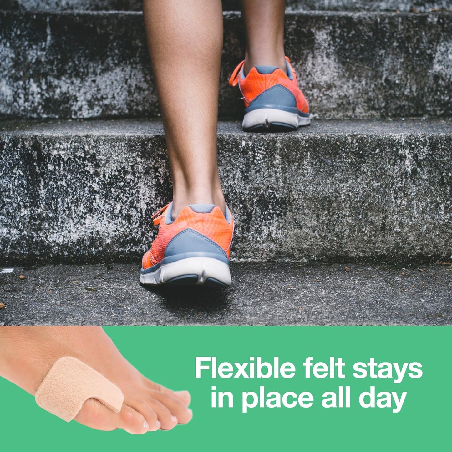 ZenToes Callus Pads | U-Shaped Design Moleskin Blister Pads | Self-Stick Adhesive Felt All Day Comfort Cushions for Calluses and Corns | Reduce Pressure and Friction | 48 Count (Beige)