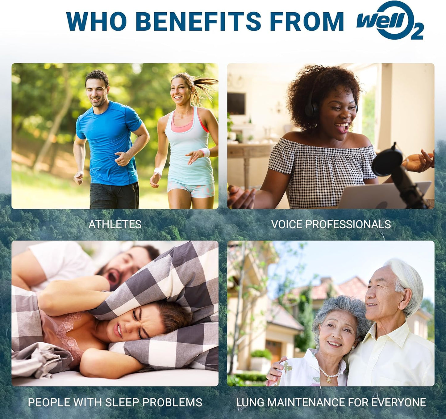 Breathing Trainer with Warm Steam Intake – WellO2, The Only Gym and Spa for Lungs - Adjustable Lung Trainer - Open, Cleanse and Strengthen Lungs