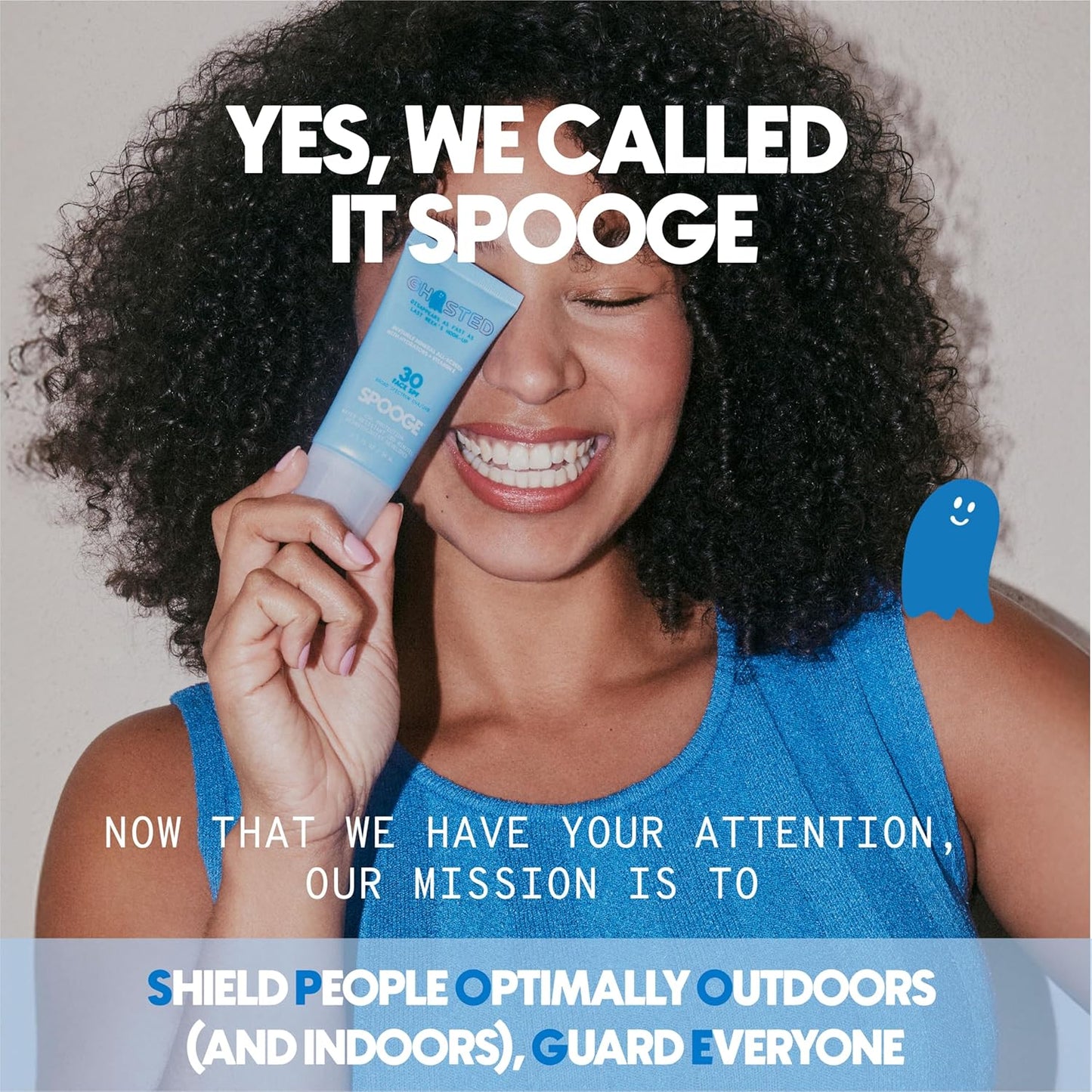 Ghosted Mineral All-Screen - Oil-Free SPF 30 Face Sunscreen - Dermatologist Developed with Cloud Feel Bisabolol for Daily All-Weather Care - Reef Safe, Water-Resistant, Blends Into Skin (1.7oz)