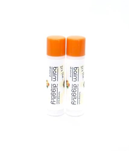 It's The Balm Diggity 2-pack Apricot Peach Beeswax, All-Natural, Moisturizing, and Nourishing Lip Balm Made With Just 5 Ingredients