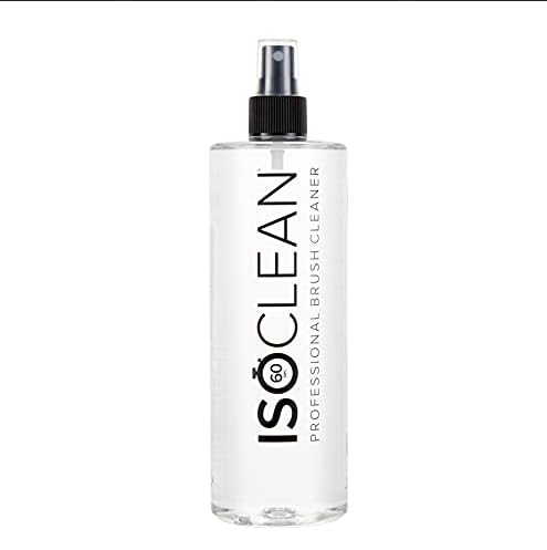 ISOCLEAN Professional Brush Cleaner 9 fl oz - Spray Top Makeup Brush Cleaner for Cosmetic Tools, Cleans Bristles, Scented No-Rinse Formula Dries in 60 Seconds, Vegan, Not Tested on Animals