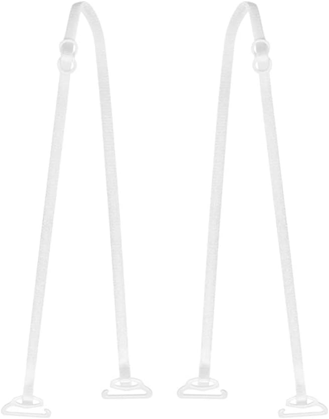 Magicmode 3 Pairs Bra Strap Replacement Elastic Adjustable Removable Multi Color